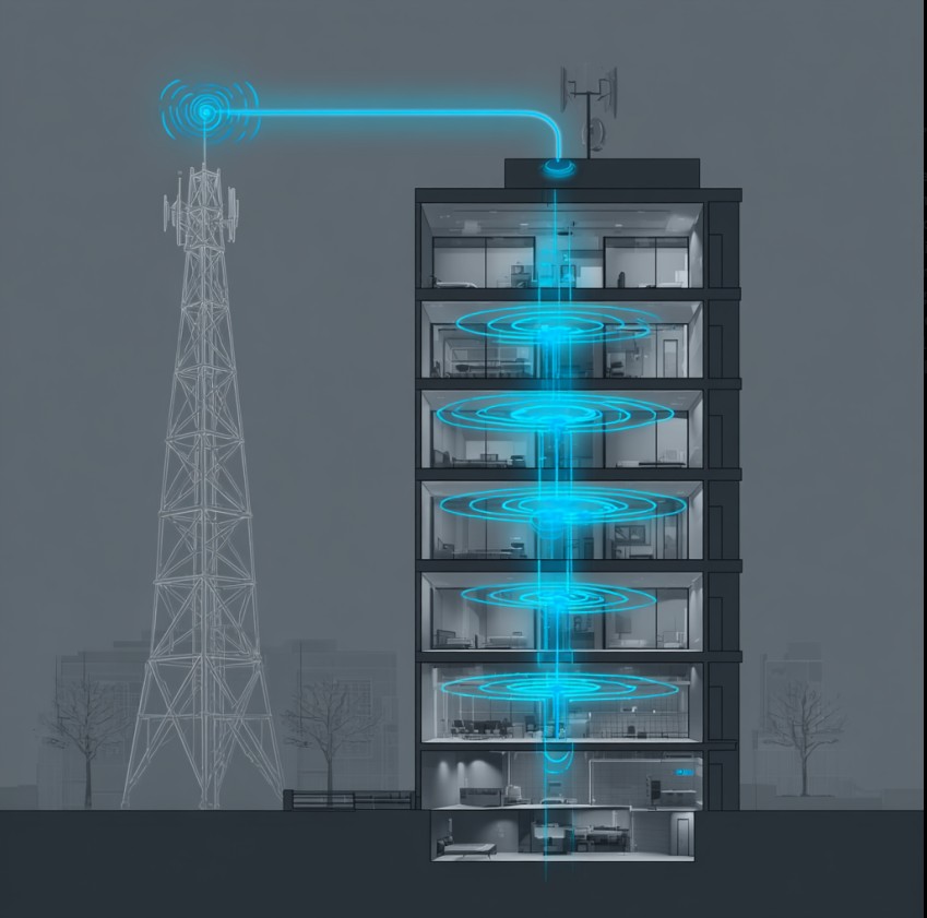 Cellular DAS installation work